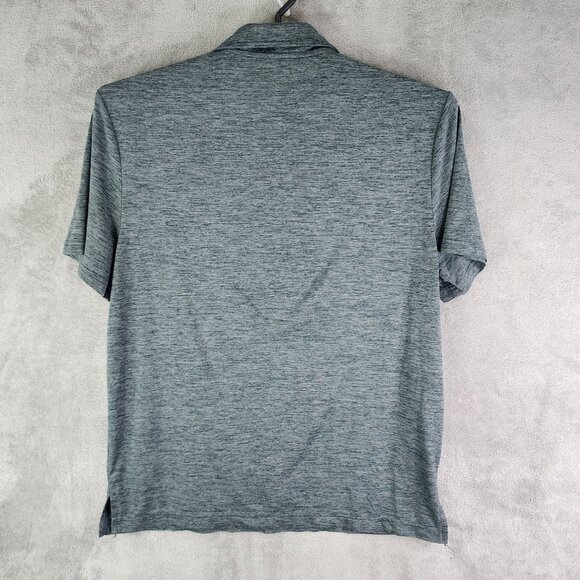 Mens Heathered Gray 32 Degrees Polo Shirt Short Sleeve Polyester Spandex Size L - Picture 7 of 10